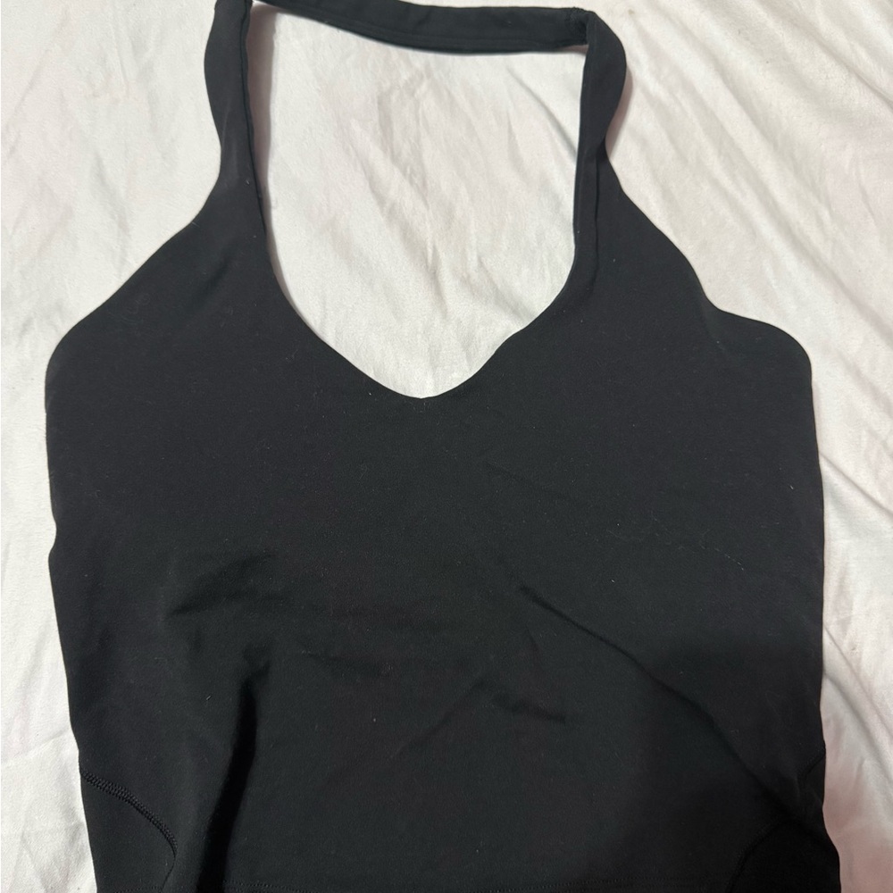 Lululemon Black Halter-Style Tank Top
